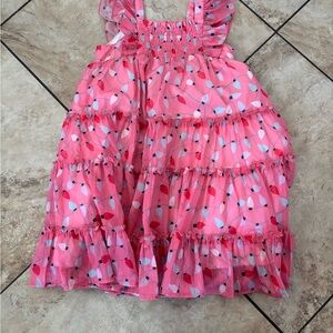 Cheeky Plum Pink and Blue Kids Dress